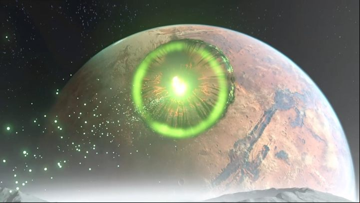 Enter the next shaft to move further and watch a cutscene - Doom Eternal: Mars Core walkthrough - Levels walkthrough - Doom Eternal Guide