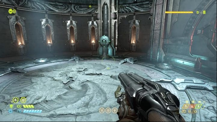 Walk straight ahead - along the way youll find some Codex entries including a description of the planets history and location youre heading to - Doom Eternal: Sentinel Prime walkthrough - Levels walkthrough - Doom Eternal Guide