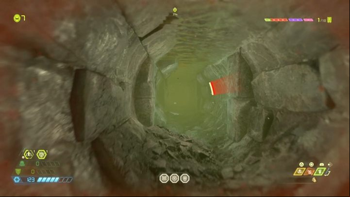 Your goal is to get to the big statue and hit it - Doom Eternal: Taras Nabad walkthrough - Levels walkthrough - Doom Eternal Guide