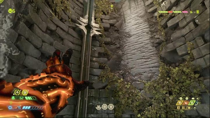 After the battle, come out to the surface by walking through corridors and climbing the wall - Doom Eternal: Taras Nabad walkthrough - Levels walkthrough - Doom Eternal Guide