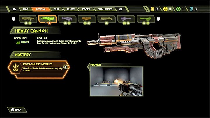 Gaining mastery for a given weapon upgrade unlocks a useful ive feature - Doom Eternal: Challenges guide - Basics - Doom Eternal Guide