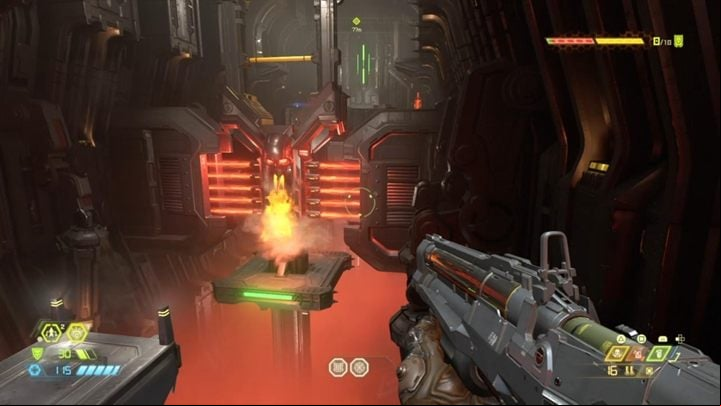 The mission starts on a moving train - Doom Eternal: Doom Hunter Base walkthrough - Levels walkthrough - Doom Eternal Guide