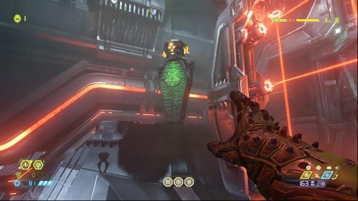 Fight your opponents and keep going through the corridors - Doom Eternal: Doom Hunter Base walkthrough - Levels walkthrough - Doom Eternal Guide
