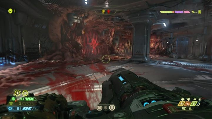 Return with the key to the room with the Machine Gun - Doom Eternal: Super Gore Nest walkthrough - Levels walkthrough - Doom Eternal Guide