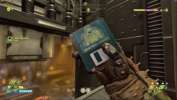 In order to use cheat codes you will need floppy disks, which are one of the collectibles available in the game - Doom Eternal: Cheat codes - how can I unlock them? - Campaign - Doom Eternal Guide