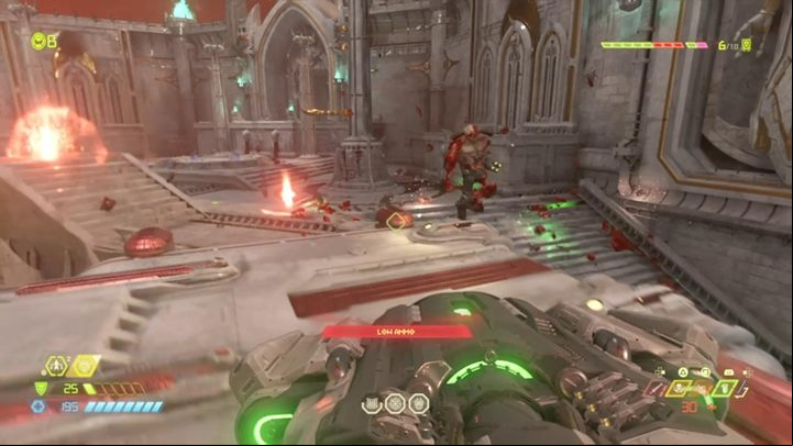 You reach a big square - time for another challenging battle with e - Doom Eternal: Nekravol 2 walkthrough - Levels walkthrough - Doom Eternal Guide