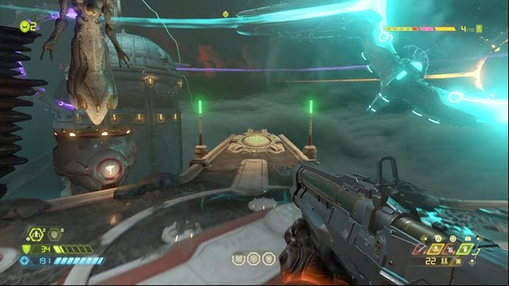 Go through the door and take the elevator down - Doom Eternal: Urdak walkthrough - Levels walkthrough - Doom Eternal Guide
