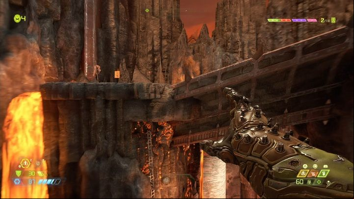 After leaving the dungeon, you will go to the walls you have to climb to get to the next level - Doom Eternal: Exultia secrets maps and location - Collectibles and secrets - Doom Eternal Guide