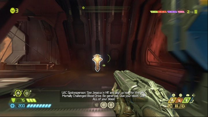 You will find the rune by going to the mission point - Doom Eternal: Mars Core secrets maps and location - Collectibles and secrets - Doom Eternal Guide