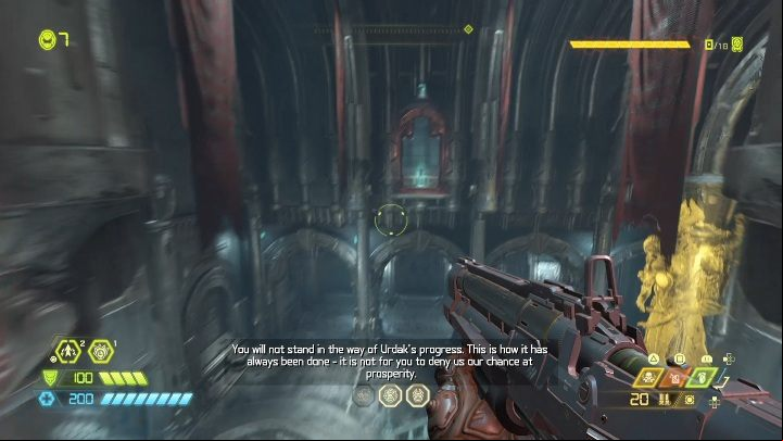 You can reach this secret by jumping from a balcony - Doom Eternal: Sentinel Prime secrets maps and location - Collectibles and secrets - Doom Eternal Guide
