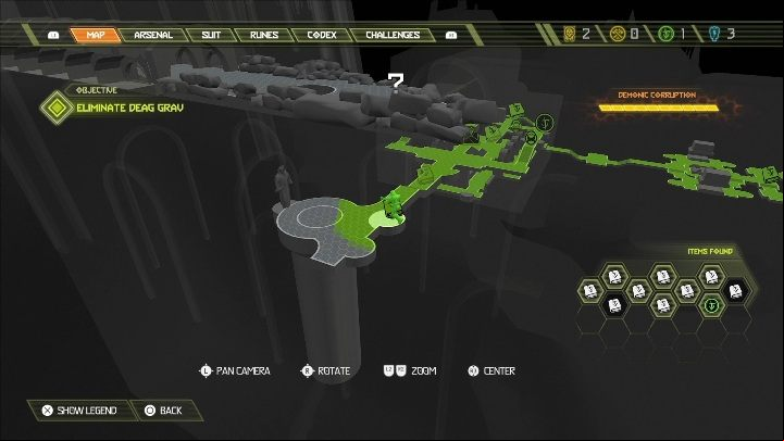 8 - Doom Eternal: Sentinel Prime secrets maps and location - Collectibles and secrets - Doom Eternal Guide