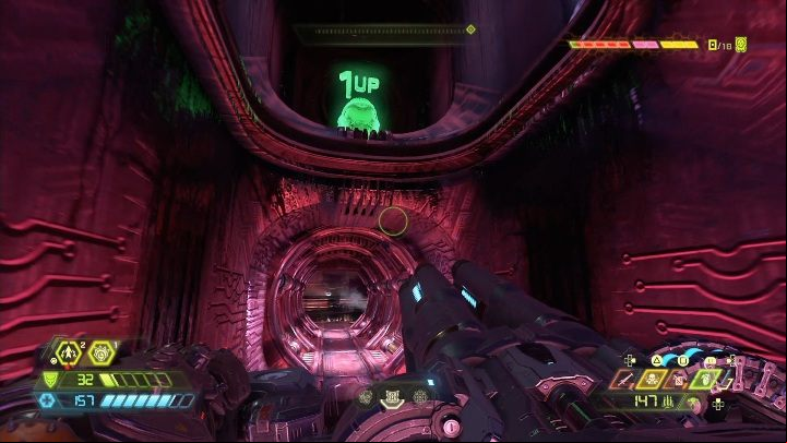 The first extra life is found in the ventilation shaft - Doom Eternal: Urdak secrets maps and location - Collectibles and secrets - Doom Eternal Guide
