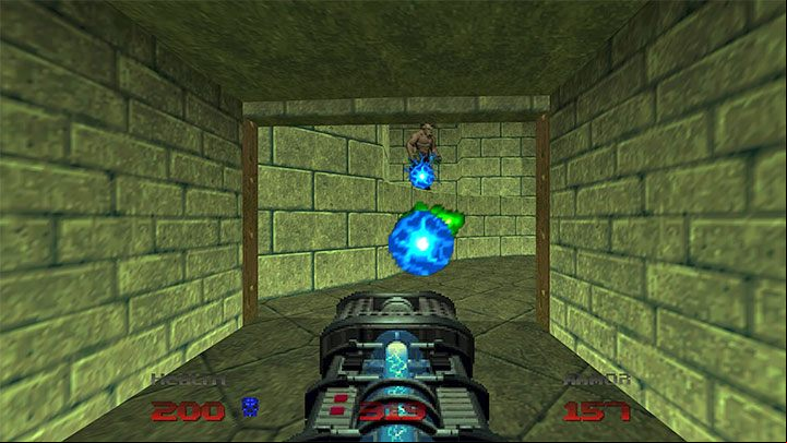 This is a feature of the game caused by the hardware limitations of Doom 64 - Doom Eternal: Doom 64 - Tips how to survive - Doom 64 - Doom Eternal Guide