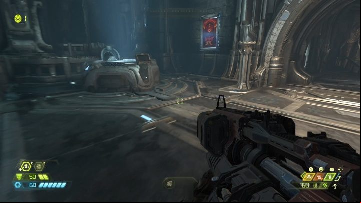 In the fortress of doom, you will find empty frames, fill them in by finding vinyl records - Doom Eternal: Fortress Of Doom guide - Basics - Doom Eternal Guide