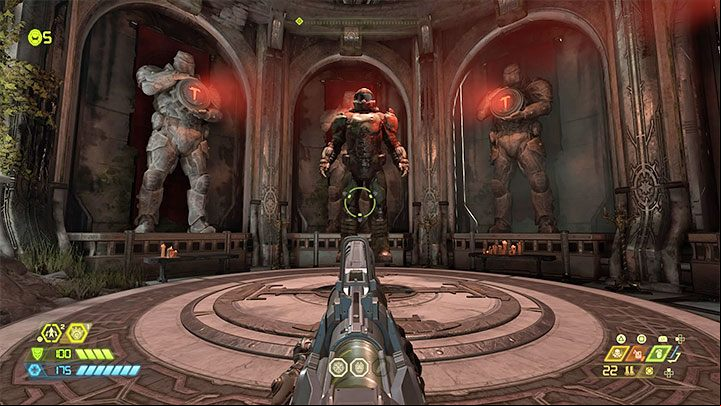 When you unlock the entrance, you will receive a confirmation of getting a new outfit - Doom Eternal: Appearance of the hero - how to change it? - Campaign - Doom Eternal Guide