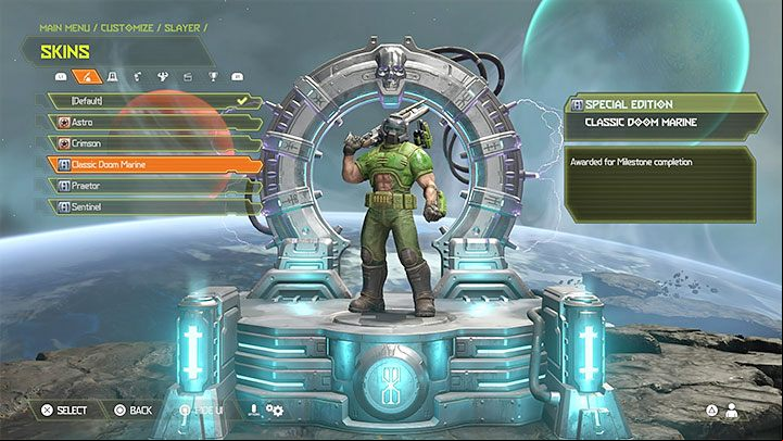 New armors are available in the main menu - Doom Eternal: Appearance of the hero - how to change it? - Campaign - Doom Eternal Guide
