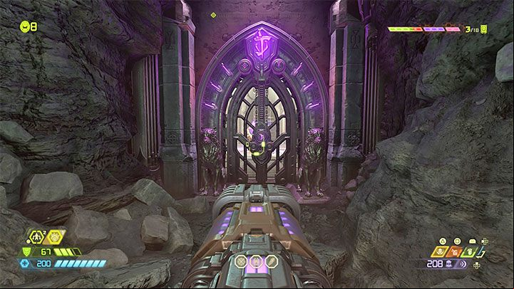 Slayer Gates are optional arenas where you can fight more difficult additional battles - Doom Eternal: Slayer Gates - what are they? - Collectibles and exploration - Doom Eternal Guide