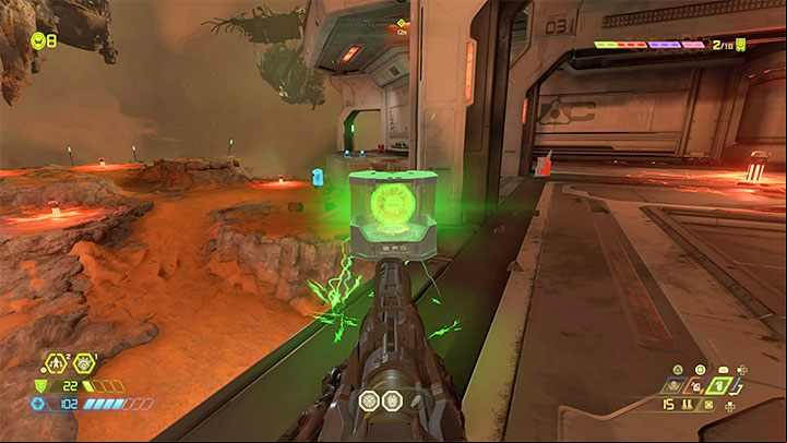 Once youve found the BFGs ammo, approach it and replenish your ammo cells - Doom Eternal: BFG - how to get it and when to use it? - Combat - Doom Eternal Guide