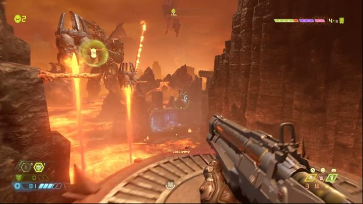 Go further along the platforms and cross the doors - Doom Eternal: Exultia walkthrough - Levels walkthrough - Doom Eternal Guide