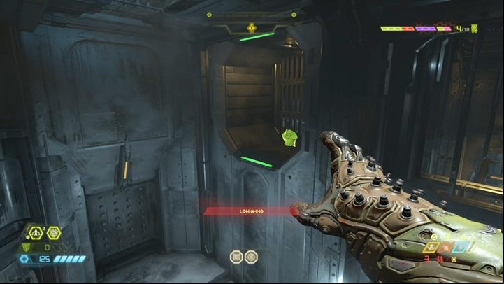 Keep going until you reach the lowered doors on both sides of the chamber - Doom Eternal: Cultist Base walkthrough - Levels walkthrough - Doom Eternal Guide