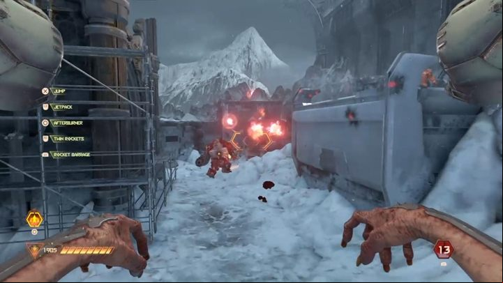 You have to kill a few enemies as a Revenant - Doom Eternal: Cultist Base walkthrough - Levels walkthrough - Doom Eternal Guide