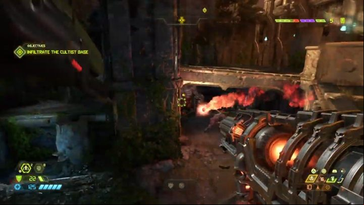 This gate is clearly more difficult than the previous one - Doom Eternal: The Cultists Base | Slayer Gates walkthrough - Slayer Gates - Doom Eternal Guide