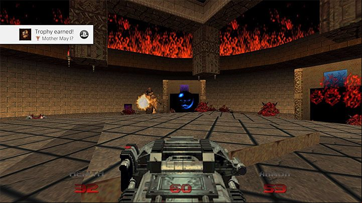 The final boss - The Mother of All Demons will appear in the middle of the arena after you have eliminated all enemy forces - Doom Eternal: Doom 64 - list of trophies - Doom 64 - Doom Eternal Guide