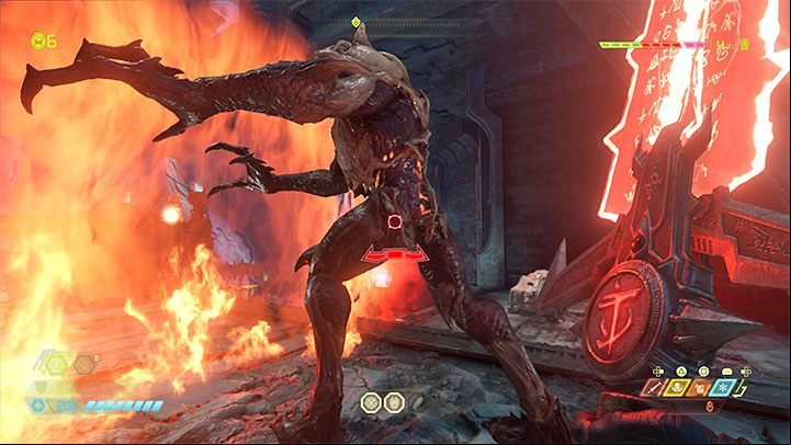 The game Codex suggests that you can destroy the shields of Archvile demons by using the Blood Punch skill - Doom Eternal: The Archvile demon - what are the easiest ways of defeating him? - Combat - Doom Eternal Guide