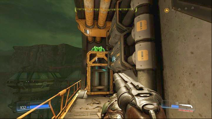Then walk outside through the second available door and walk around the room - Doom: Argent Energy Tower Walkthrough - Walkthrough - Doom Game Guide & Walkthrough