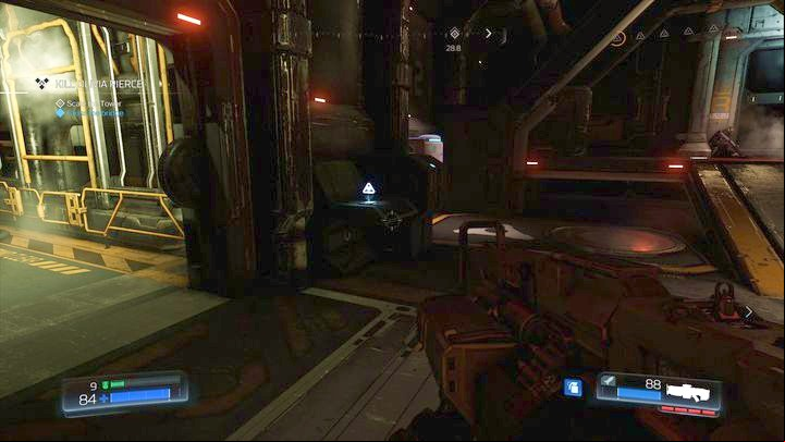 Further road will lead you to a place in which you will encounter Olivia - Doom: Argent Energy Tower Walkthrough - Walkthrough - Doom Game Guide & Walkthrough