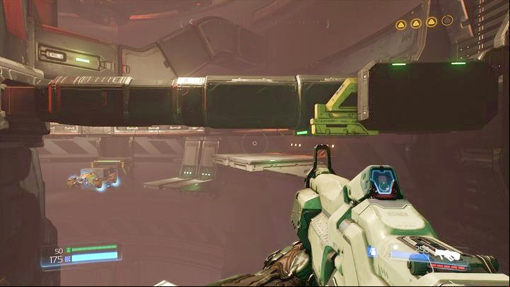 Use the elevator next to the control after unlocking the secret - Doom: Argent Energy Tower Walkthrough - Walkthrough - Doom Game Guide & Walkthrough