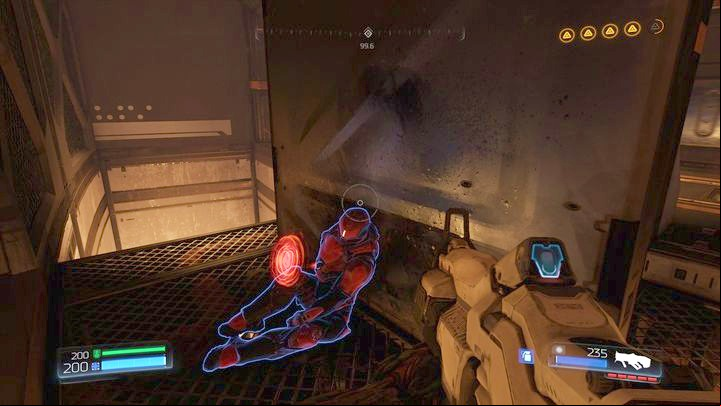 While climbing to upper floor you will encounter the last Elite Guard - Doom: Argent Energy Tower Walkthrough - Walkthrough - Doom Game Guide & Walkthrough