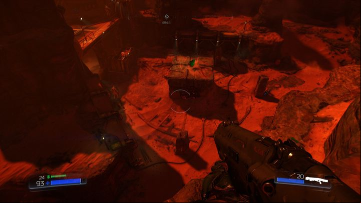 Before you jump down, look closely to the arena on which you will fight - Doom: The UAC Walkthrough - Walkthrough - Doom Game Guide & Walkthrough