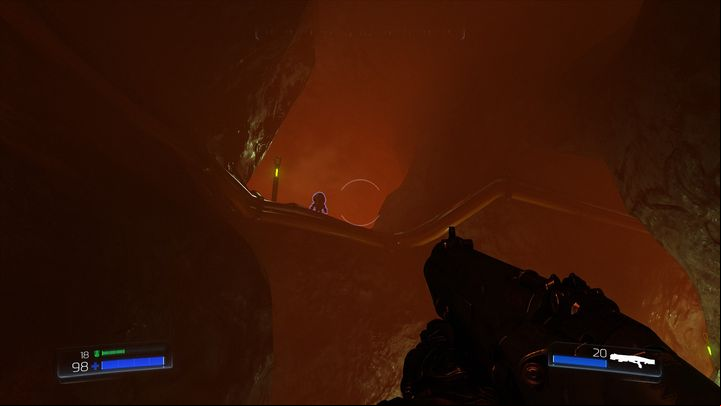 On the left you will find the first elite guard - Doom: The UAC Walkthrough - Walkthrough - Doom Game Guide & Walkthrough