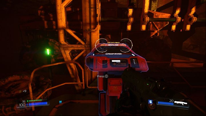 Once you kill everyone, go further until the crossroad - Doom: The UAC Walkthrough - Walkthrough - Doom Game Guide & Walkthrough