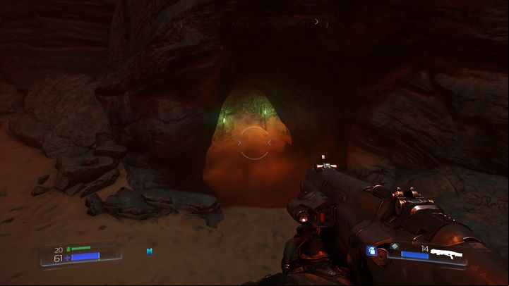 Instead of that you can turn to the badly visible age on the left - Doom: The UAC Walkthrough - Walkthrough - Doom Game Guide & Walkthrough