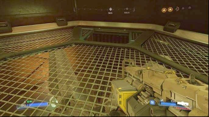 There you will find already activated fan which you must turn off - Doom: All secrets in Advanced Research Complex - Secrets - Doom Game Guide & Walkthrough