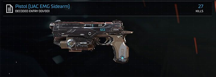 UAC EMG Pistol is the weakest weapon in Doom - All weapons in Doom - Basics - Doom Game Guide & Walkthrough