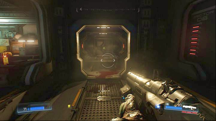 Open it and then use the computer to open the age on the right - Doom: All secrets in Resource Operations - Secrets - Doom Game Guide & Walkthrough