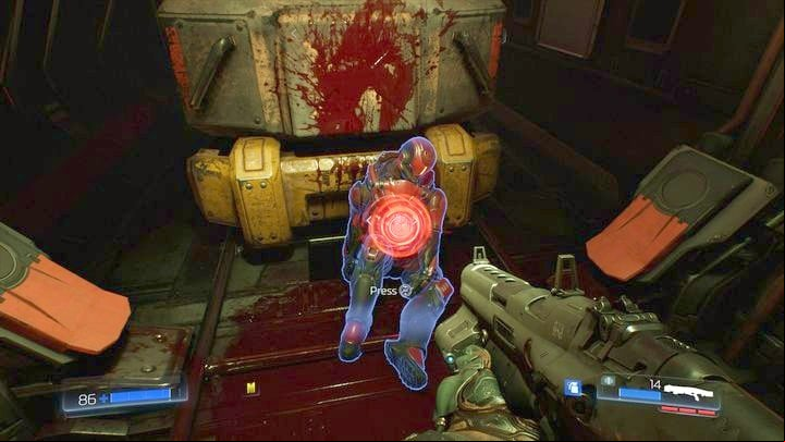 Turn left when you will have two paths to choose from - Doom: All secrets in Resource Operations - Secrets - Doom Game Guide & Walkthrough