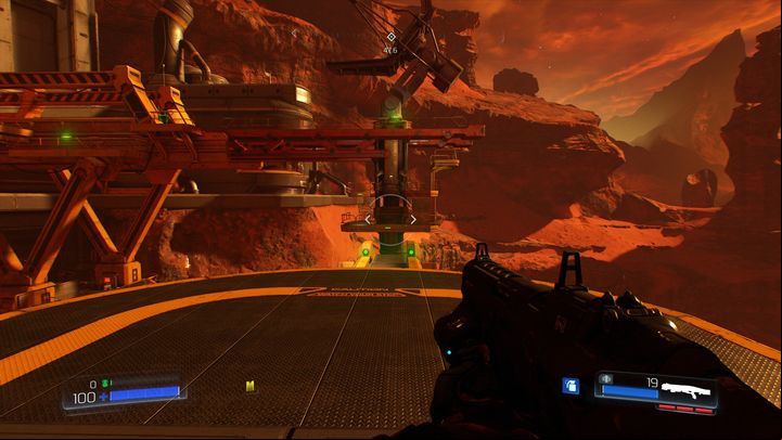 Near the end of the level you will through a metal construction into a large sluice behind which there are three larger opponents - Doom: All secrets in Resource Operations - Secrets - Doom Game Guide & Walkthrough