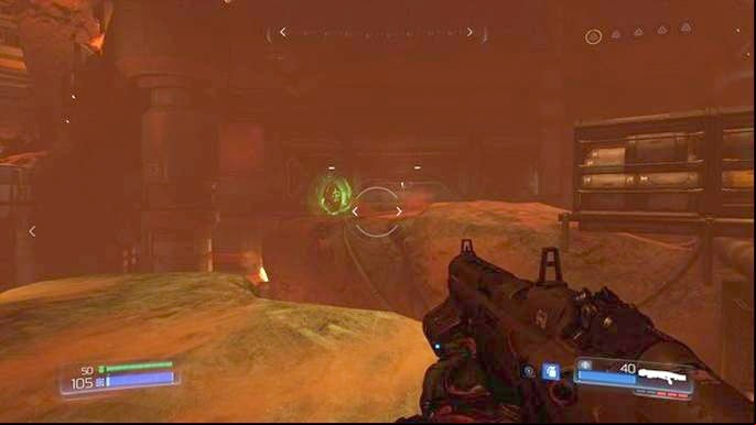 Go left before you open it - Doom: Destroyed Argent Facility Walkthrough - Walkthrough - Doom Game Guide & Walkthrough