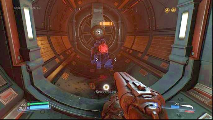 Now you can jump there by using the gravity jump - Doom: Destroyed Argent Facility Walkthrough - Walkthrough - Doom Game Guide & Walkthrough