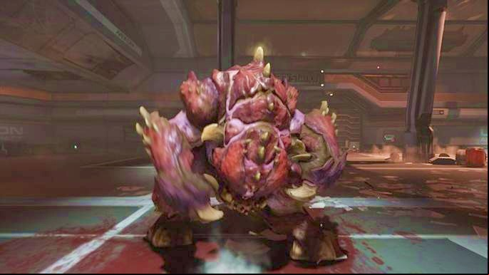 Further path leads through the door near the Rune Trial - Doom: Destroyed Argent Facility Walkthrough - Walkthrough - Doom Game Guide & Walkthrough