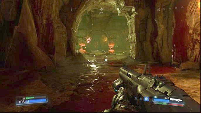 There will be a hole at the end of the tunnel - Doom: Titans Realm Walkthrough - Walkthrough - Doom Game Guide & Walkthrough