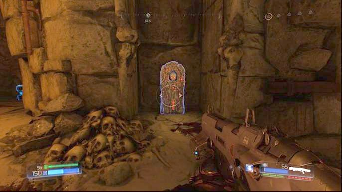 Further road leads to the corridor on the left - Doom: Titans Realm Walkthrough - Walkthrough - Doom Game Guide & Walkthrough