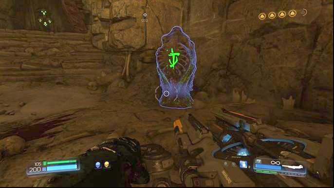 On the right side you will find a Data the form of an artifact - Doom: Titans Realm Walkthrough - Walkthrough - Doom Game Guide & Walkthrough