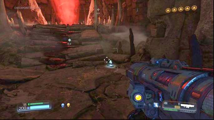 Open the blue gate after the battle - Doom: Titans Realm Walkthrough - Walkthrough - Doom Game Guide & Walkthrough