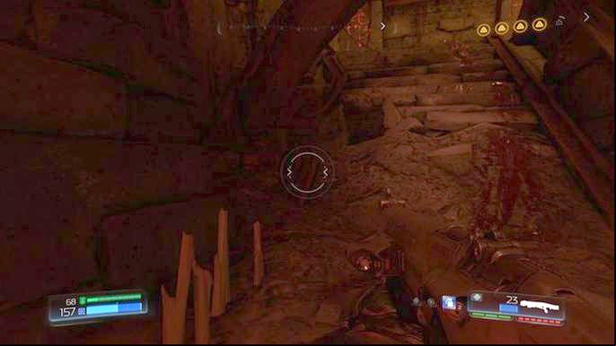 A door leading to the next objective will open once the battle is over - Doom: Argent DNur Walkthrough - Walkthrough - Doom Game Guide & Walkthrough