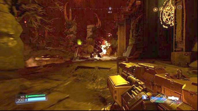 Once you kill enough of them, Mancubuses and a bit later the Barons will appear as well - Doom: Argent DNur Walkthrough - Walkthrough - Doom Game Guide & Walkthrough